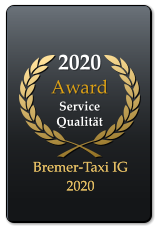 2020 Award  Service Qualität  Bremer-Taxi IG 2020 Bremer-Taxi IG 2020